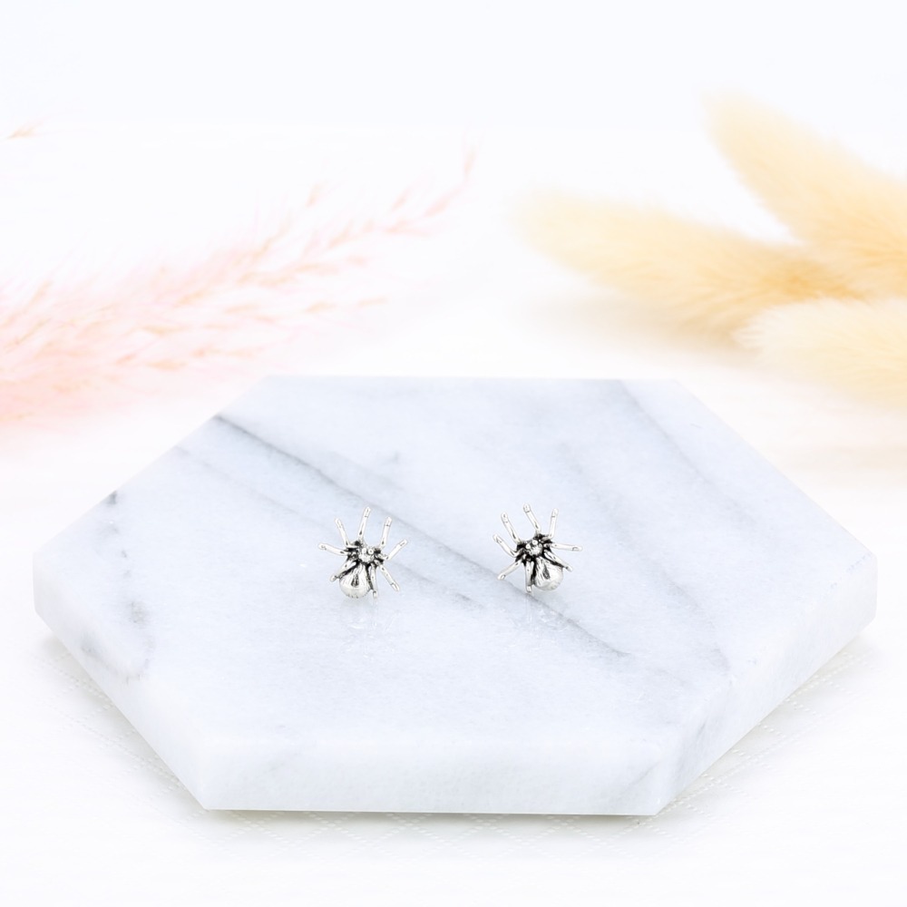 【Angel & Me】可愛 蜘蛛 s925 純銀耳環 耳夾 聖誕節 情人節 禮-細節圖4