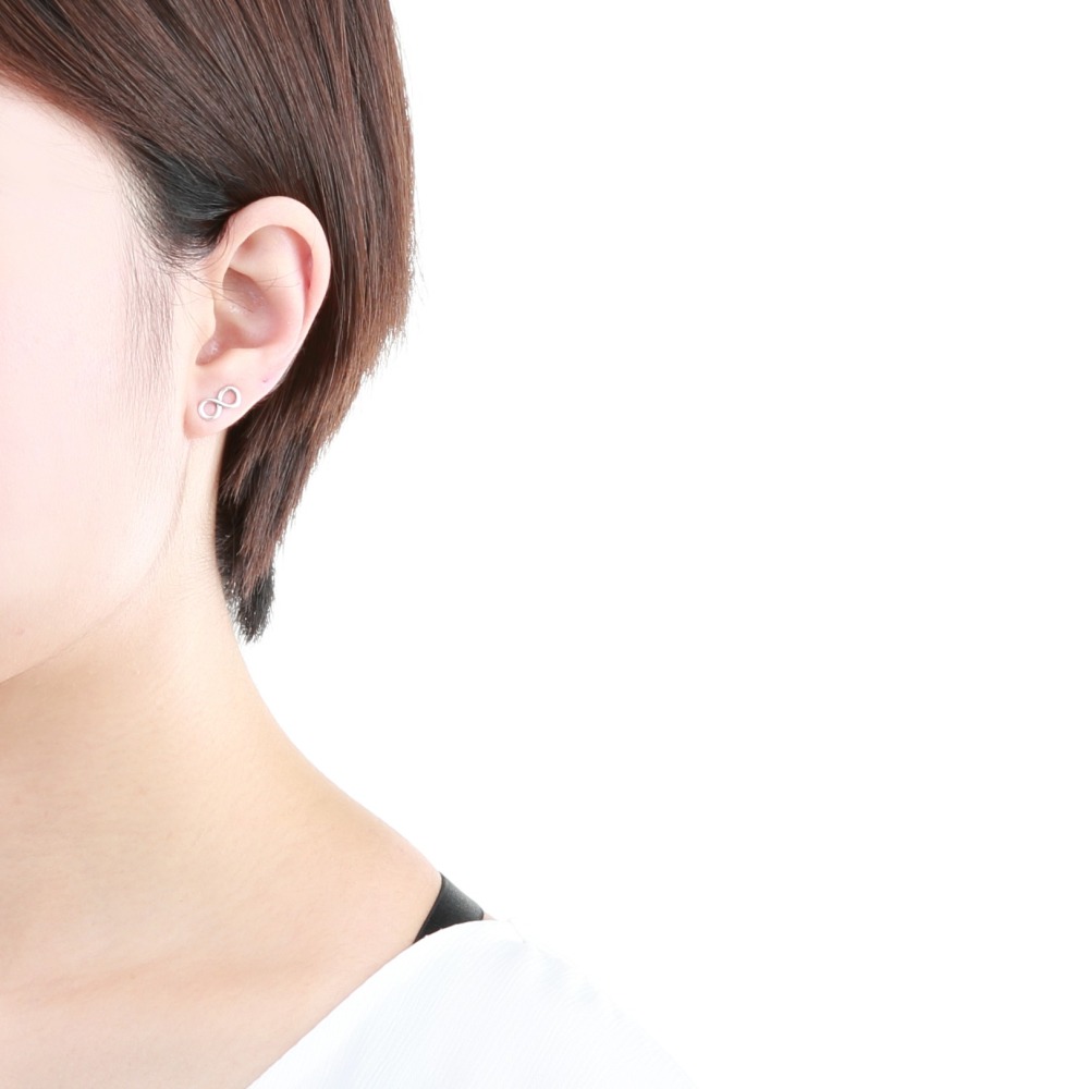 【Angel & Me】希望 無限 一對 s925 純銀 耳環 耳夾 生日禮物-細節圖2