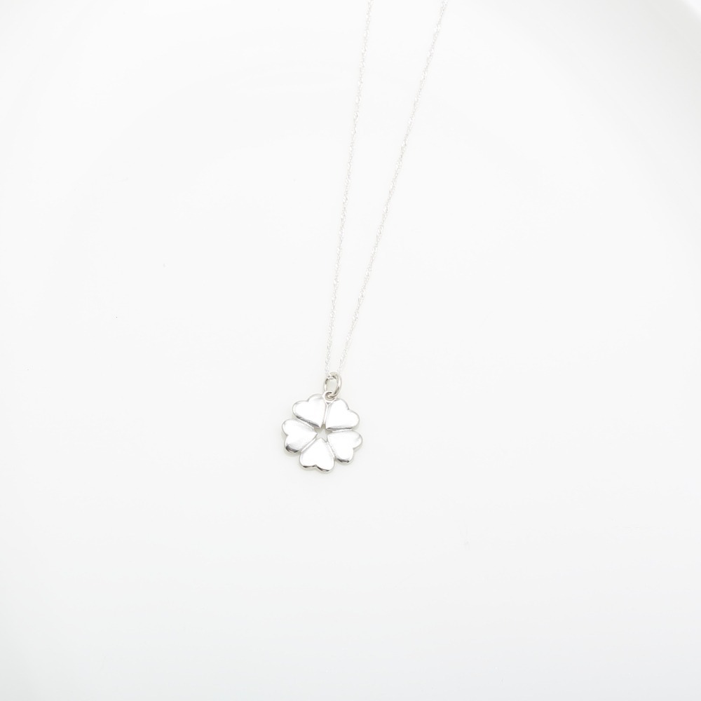 【Angel & Me】愛心 幸運草 花朵 s925 純銀項鍊 情人節 生日禮物-細節圖3