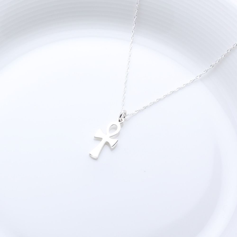 【Angel & Me】Ankh 安卡 生命之符 十字架 s925 純銀項鍊 禮物-細節圖3