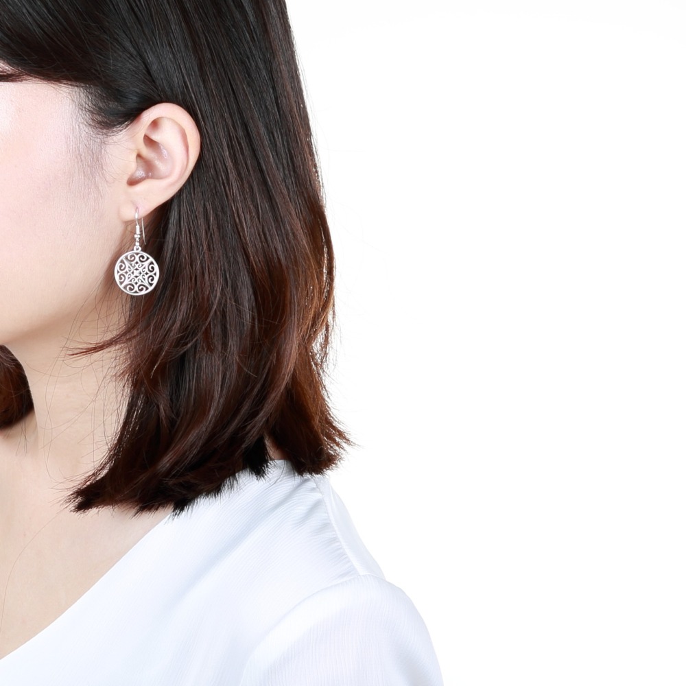 【Angel & Me】幸運草之歌 幸運草 四葉草 s925 純銀 耳環 耳夾 生日 情人節禮物-細節圖2