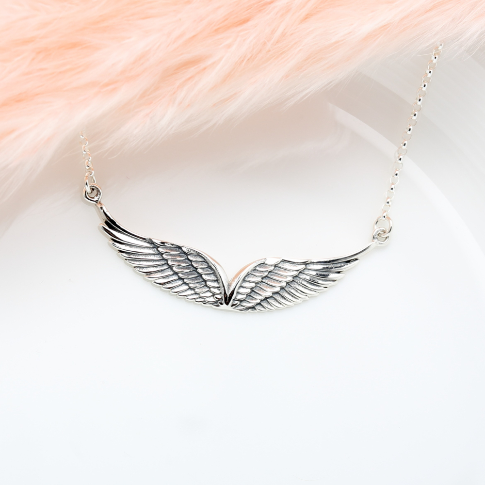 【Angel Me】天使 飛翔 翅膀 Angel wing s925 純銀 項鍊 生日 情人節 禮物-細節圖5