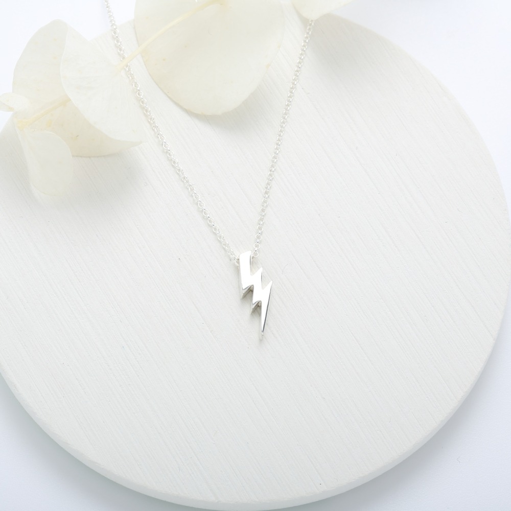 【Angel & Me】力量 閃電 寶可夢 925 純銀 項鍊 生日 情人節禮物-細節圖5