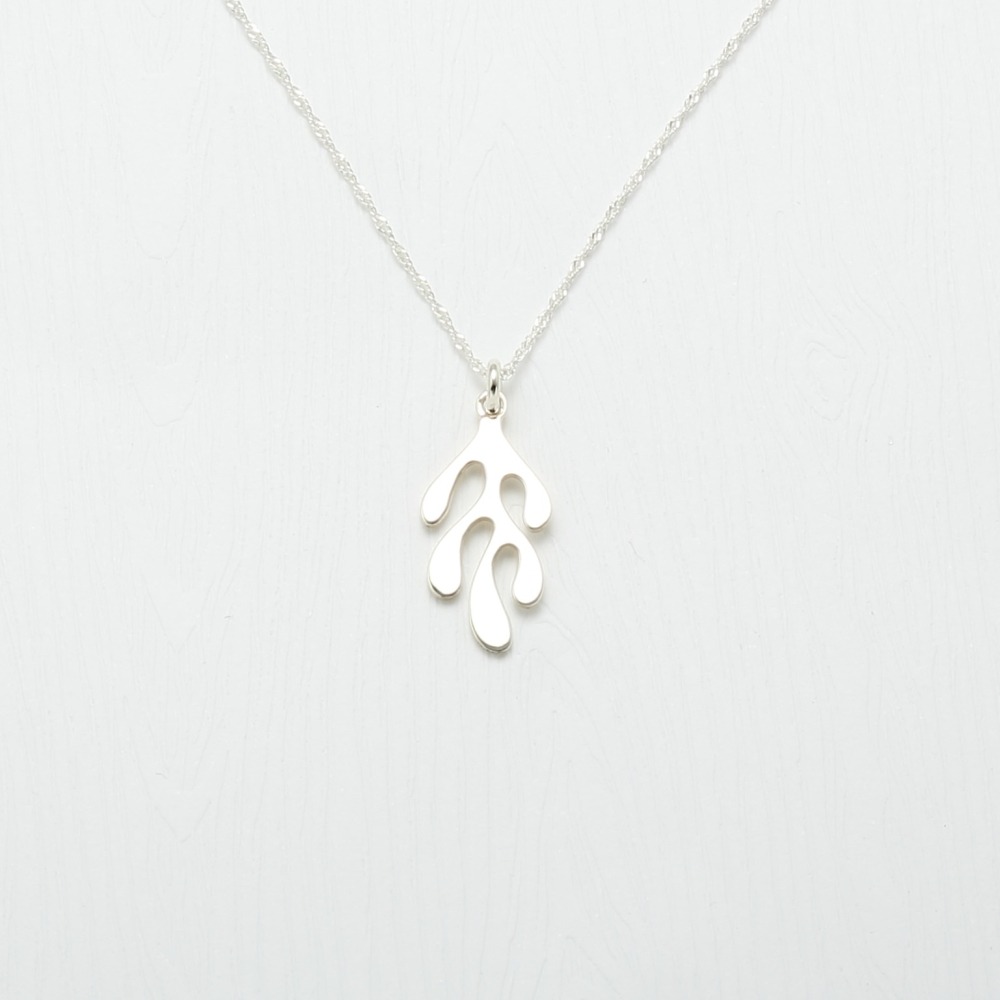 【Angel & Me】海草 海藻 s925純銀 項鍊 生日 情人節 聖誕節禮物-細節圖3