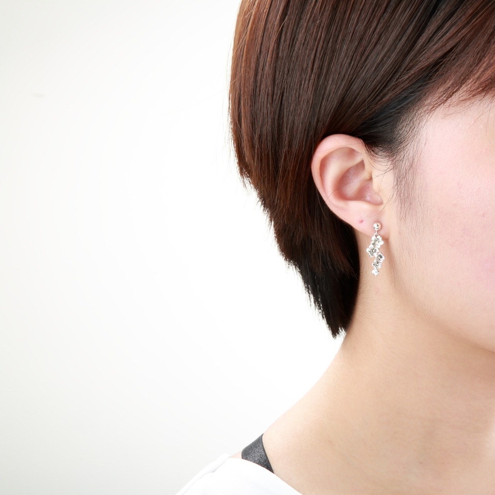 【Angel & Me】櫻花 盛開 Sakura s925 純銀 耳環 耳夾 生日 情人節 聖誕節 禮物-細節圖2