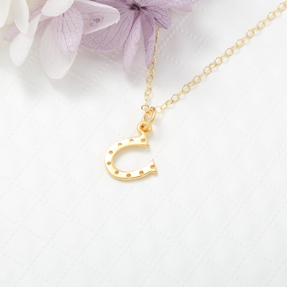 【Angel & Me】幸運 馬蹄鐵 s925純銀 厚鍍24k純金項鍊 生日禮物-細節圖3