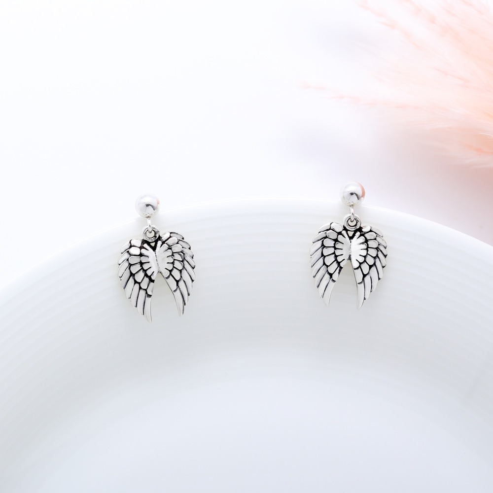 【Angel & Me】天使 羽翼 翅膀 s925純銀耳環 生日 情人節 送禮-細節圖3