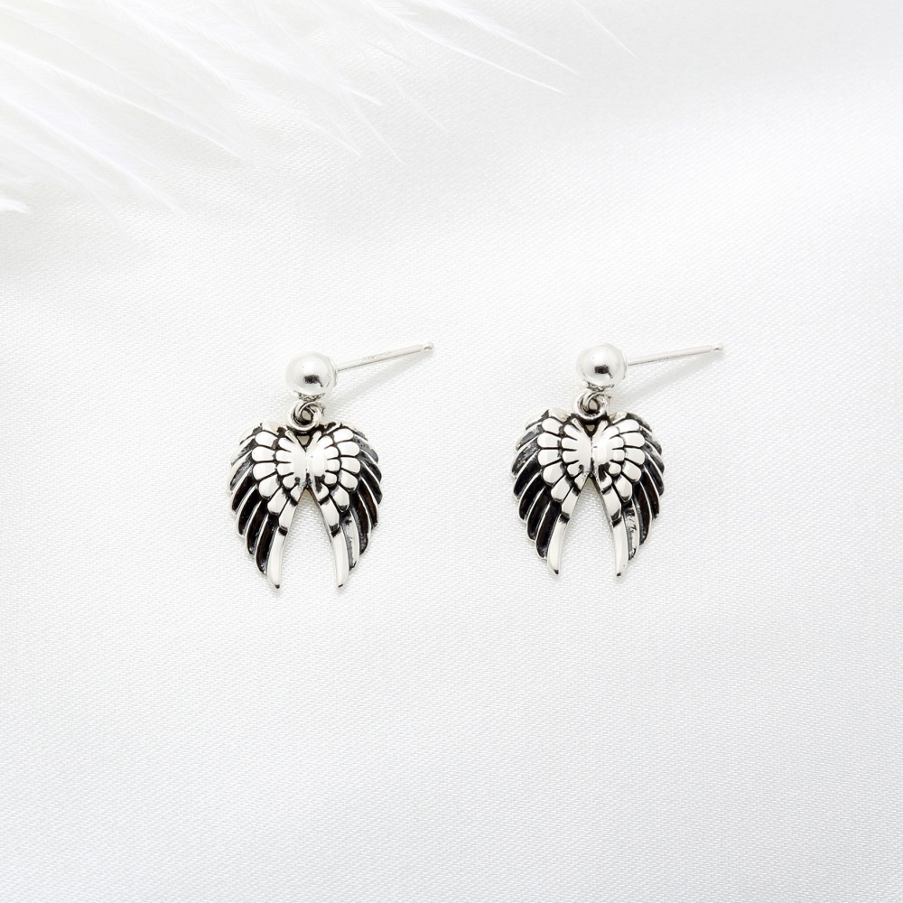 【Angel & Me】天使 羽翼 翅膀 s925純銀耳環 生日 情人節 送禮-細節圖4