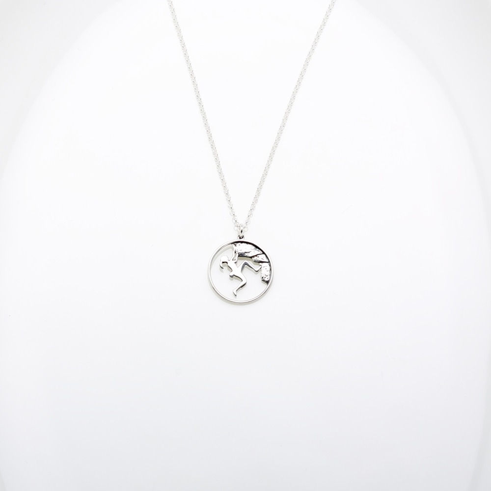 【Angel & Me】登峰造極 攀岩 登山 s925 純銀項鍊 聖誕 生日禮物-細節圖5