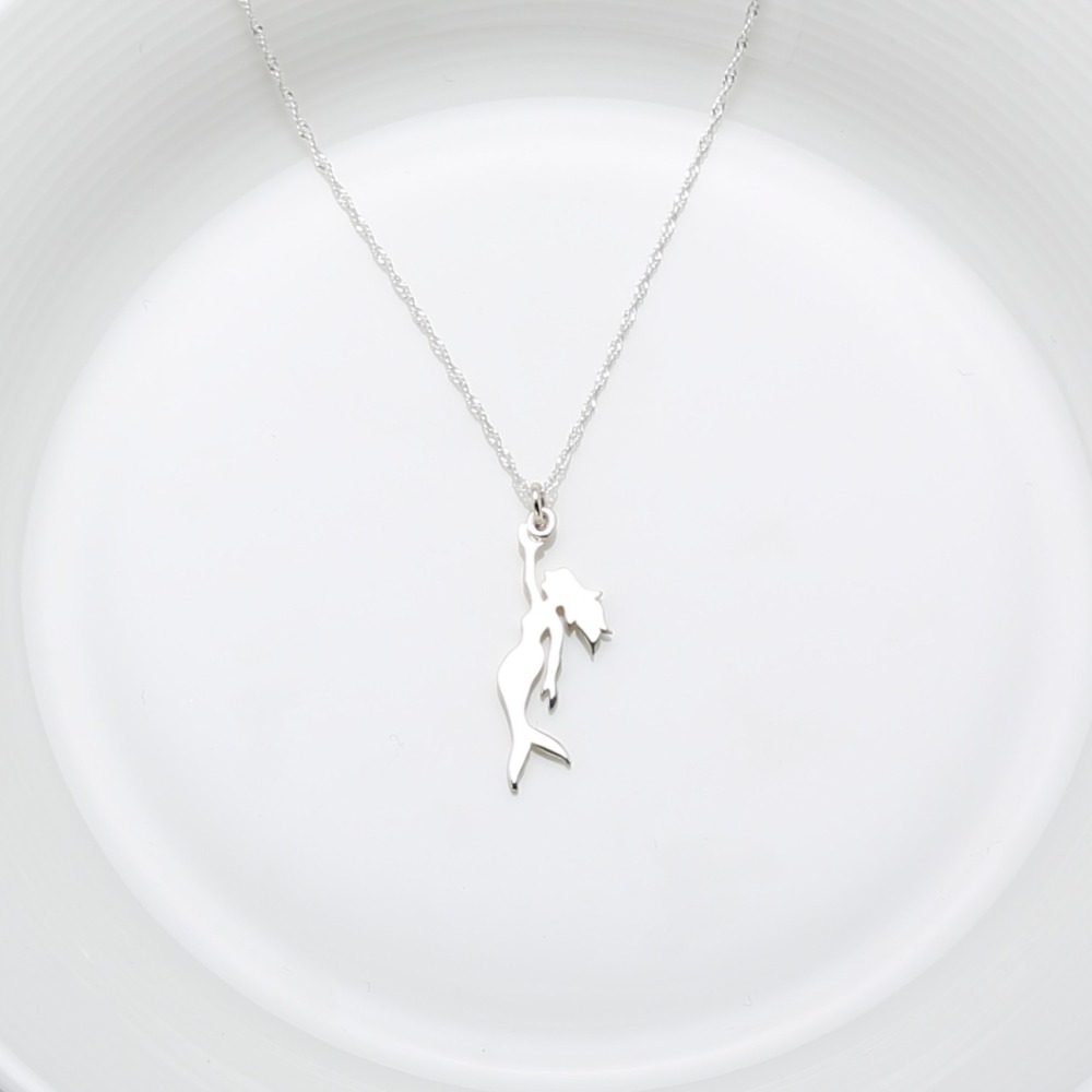 【Angel & Me】夢想成真 美人魚 處女座 s925 純銀項鍊 生日禮物-細節圖3