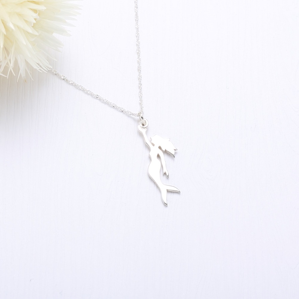 【Angel & Me】夢想成真 美人魚 處女座 s925 純銀項鍊 生日禮物-細節圖4