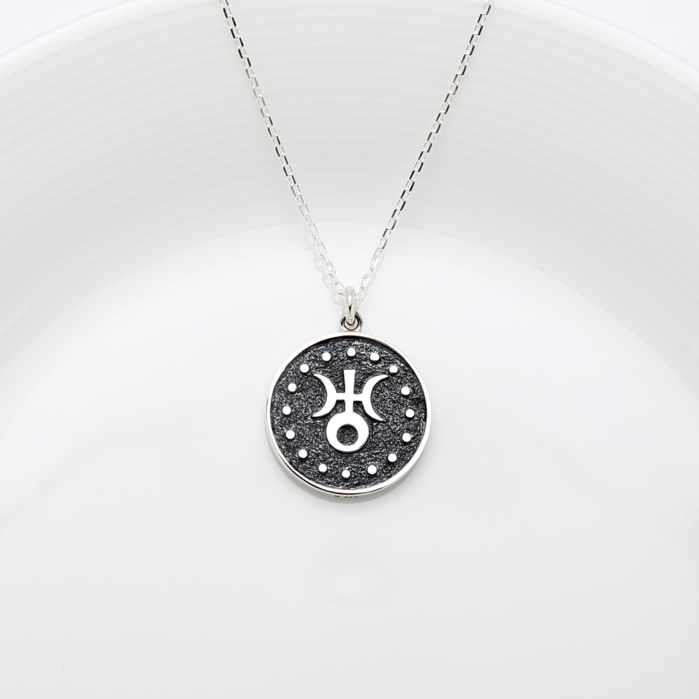 【Angel & Me】水瓶座 s925 純銀 項鍊 12星座 生日 情人節 禮物-細節圖2