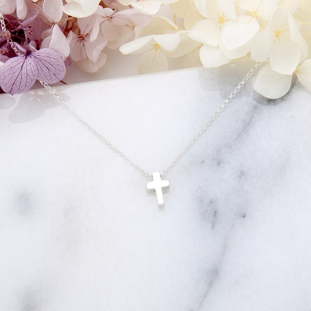 【Angel & Me】祈禱 十字架 s925 純銀項鍊生日 情人節 聖誕禮物-細節圖3