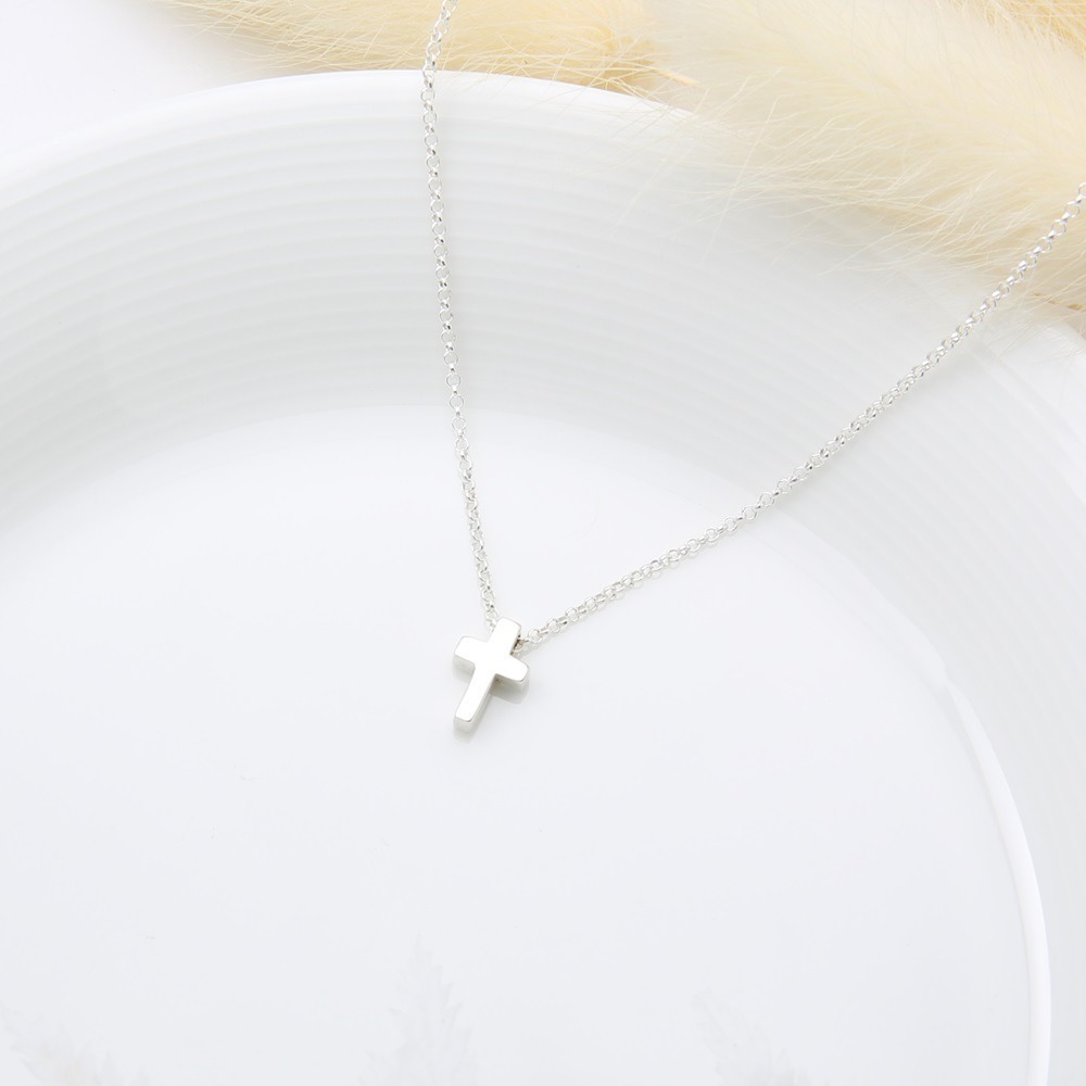 【Angel & Me】祈禱 十字架 s925 純銀項鍊生日 情人節 聖誕禮物-細節圖5