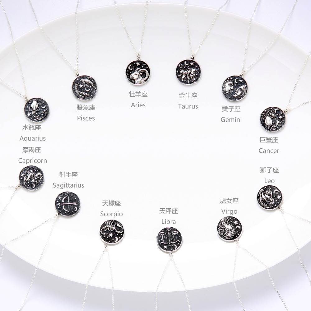 【Angel & Me】天秤座 s925 純銀 項鍊 12星座 生日 情人節 禮物-細節圖5