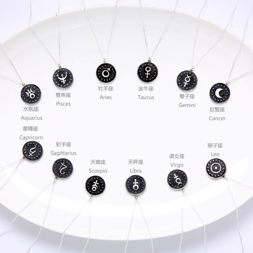 【Angel & Me】摩羯座 s925 純銀 項鍊 12星座 生日 情人節 禮物-細節圖6