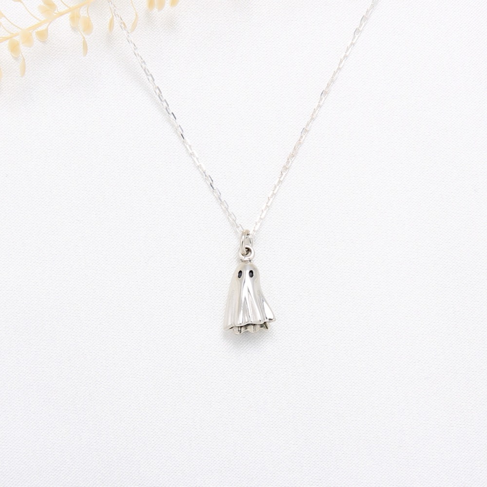 【Angel & Me】 幽靈 鬼 s925 純銀 項鍊 生日 萬聖節 情人節 禮-細節圖5