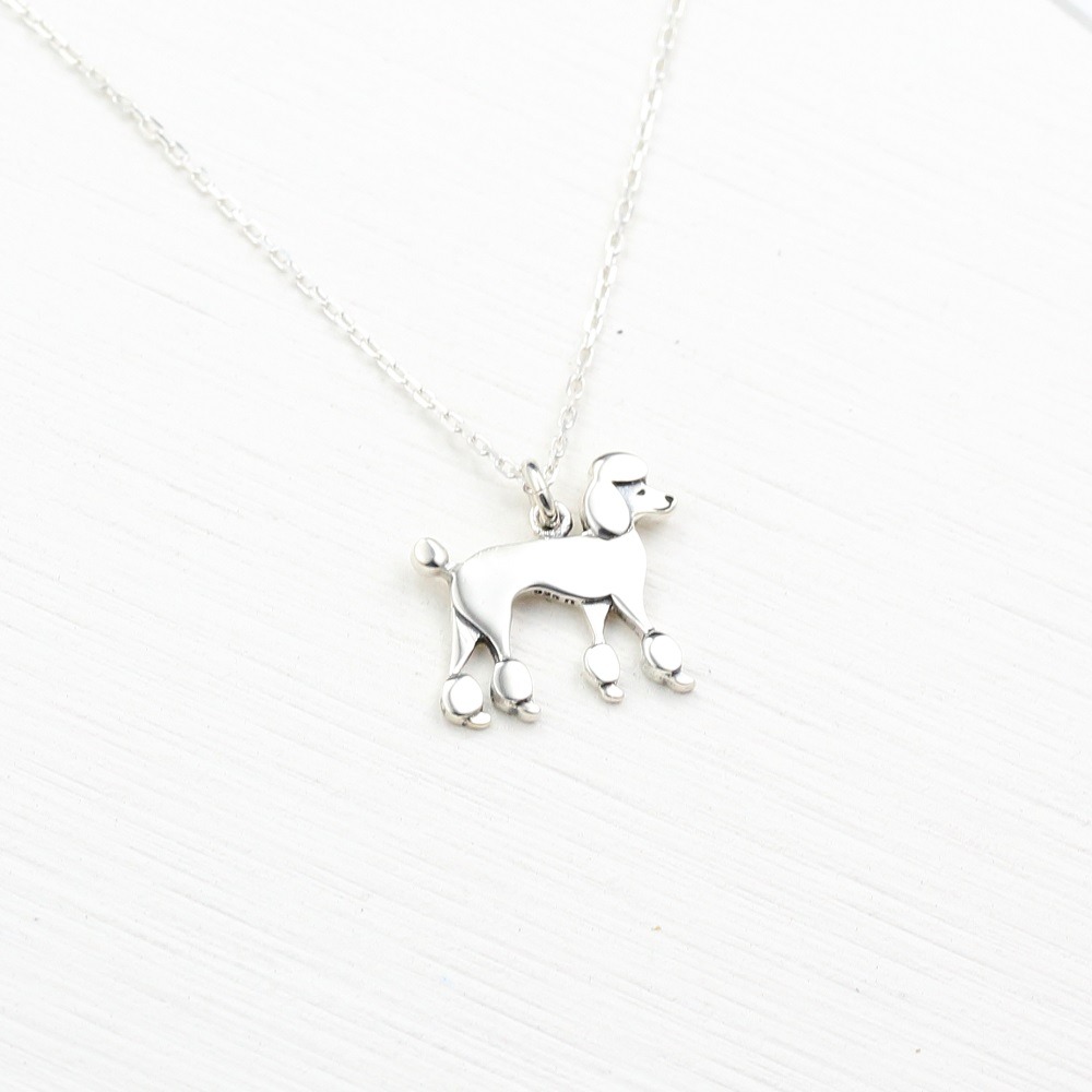 【Angel & Me】貴賓狗 貴賓犬 s925純銀項鍊 生日禮盒 聖誕節禮物-細節圖4