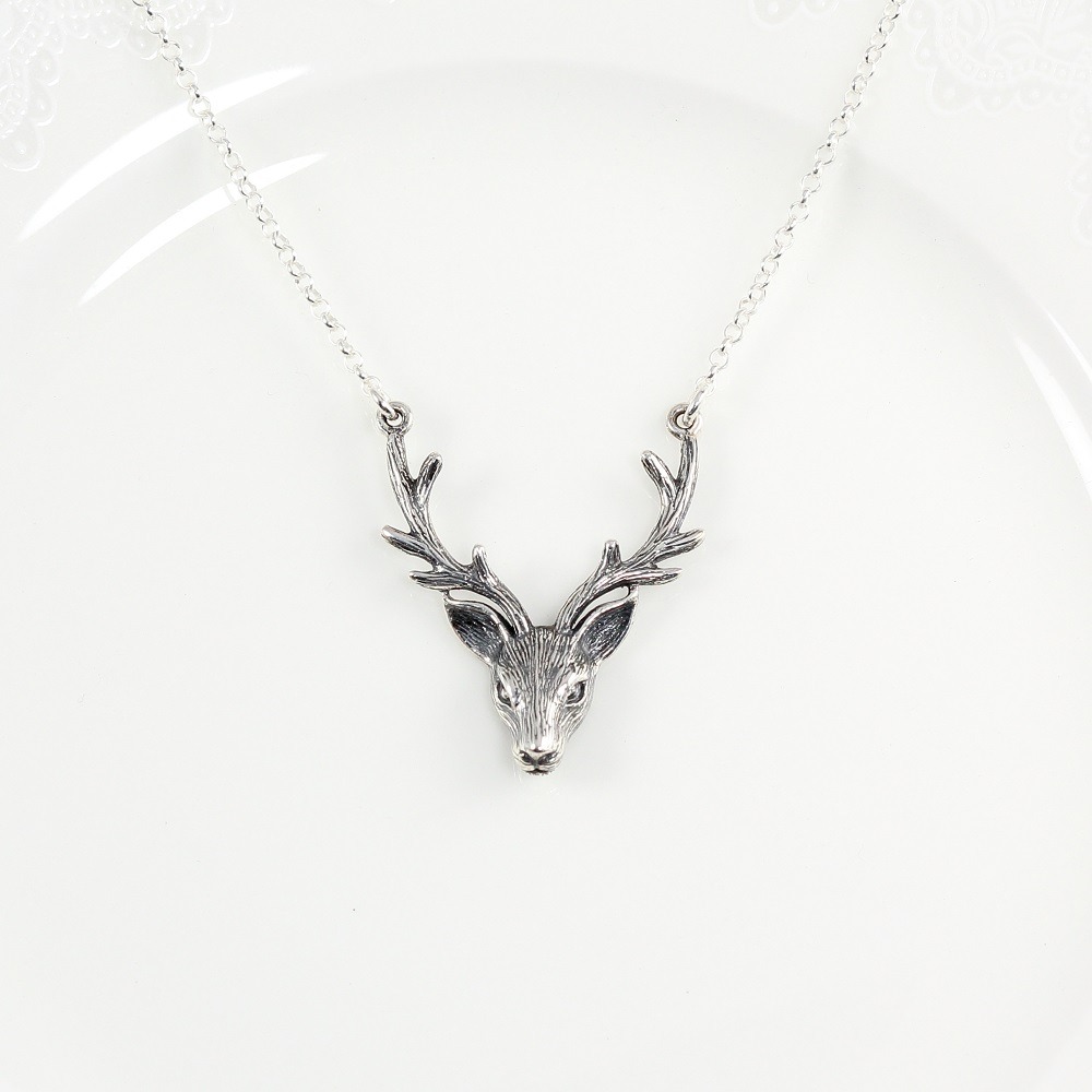 【Angel & Me】聖誕 麋鹿 s925 純銀項鍊 鹿角 交換禮物 生日禮物-細節圖5
