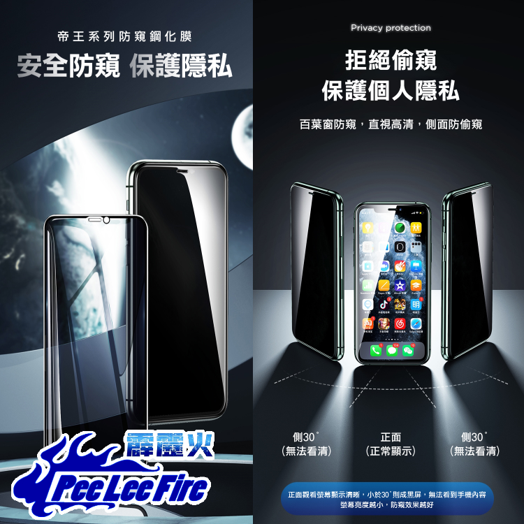 【霹靂火3C】REMAX帝王系列 9H 防窺 隱私 鋼化玻璃貼 iPhone 防爆耐磨抗刮 現貨供應 實體店可取貨-細節圖5