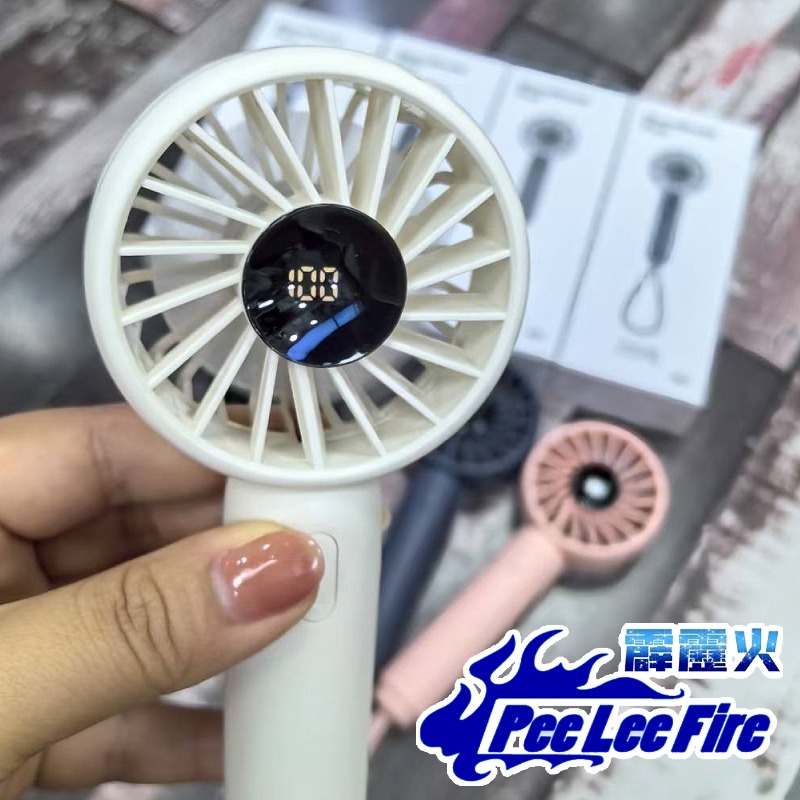 【霹靂火3C】CT110手持渦輪風扇 100檔超靜音 親膚硅膠掛繩 攜帶方便 手持方扇 銷售冠軍爆款 迷你風扇 超大風量-細節圖7