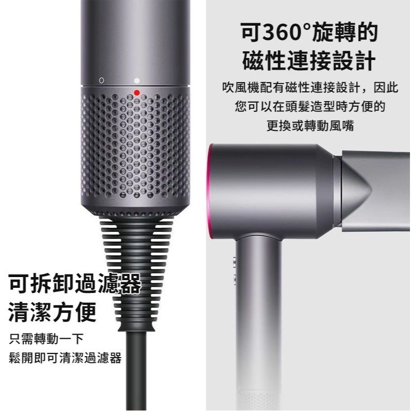 【霹靂火3C現貨】快速乾髮 送風嘴支架  吹風機 高速吹風機 高壓吹風機 大風量髮廊吹風機 恆溫負離子 無葉吹風機-細節圖3