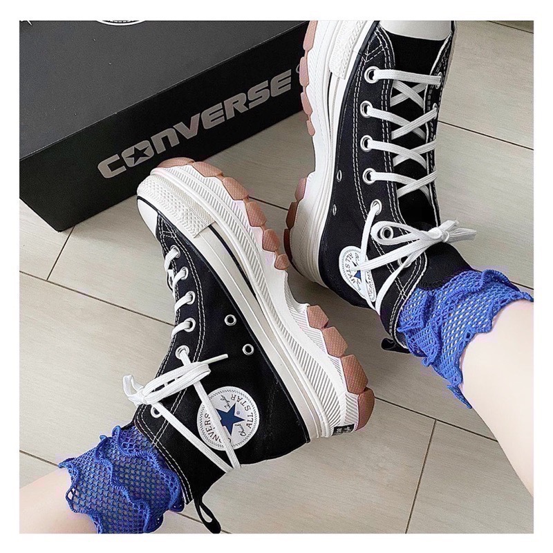 【BKS】CONVERSE AS (R) TREKWAVE 經典色/焦糖底/厚底鋸齒/日本限定/日本代購-細節圖2