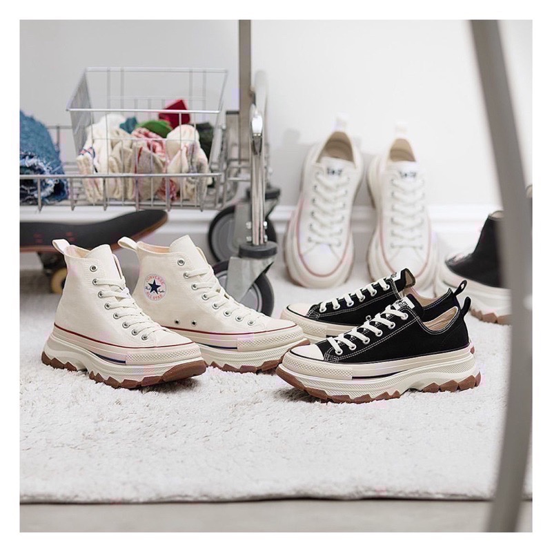 【BKS】CONVERSE AS (R) TREKWAVE 經典色/焦糖底/厚底鋸齒/日本限定/日本代購-細節圖3