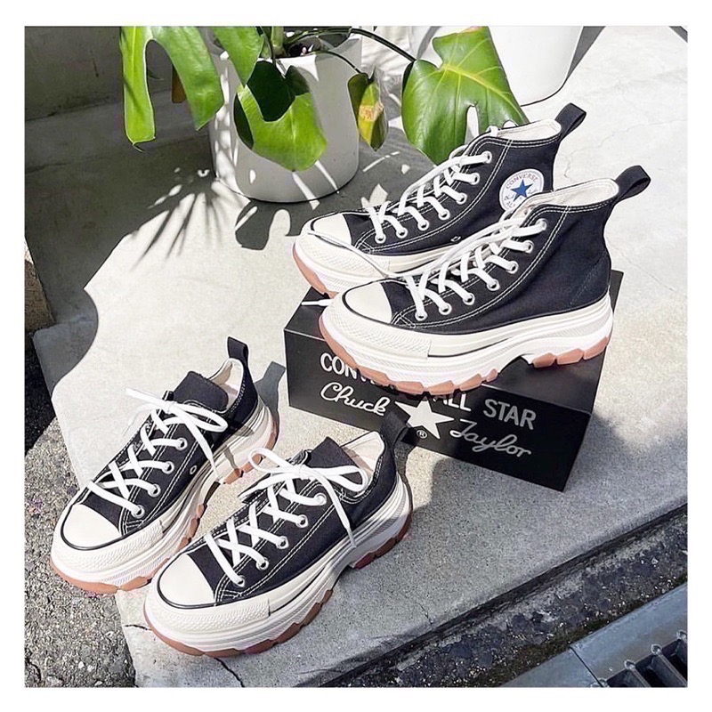 【BKS】CONVERSE AS (R) TREKWAVE 經典色/焦糖底/厚底鋸齒/日本限定/日本代購-細節圖6