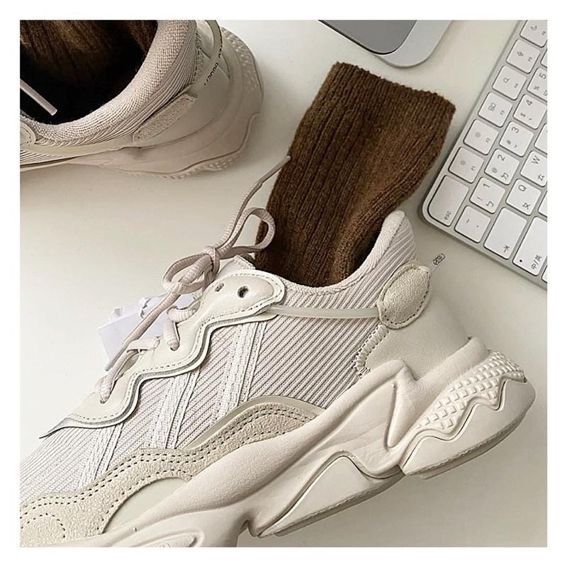 【BKS】Adidas OZWEEGO 奶茶色/老爹鞋/跑步鞋/輕量/網布/海外限定色/國外代購-細節圖3