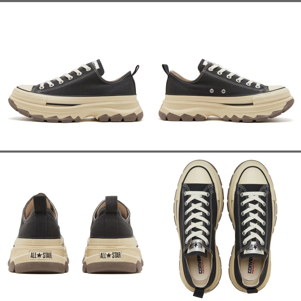 【BKS】CONVERSE AS (R) TREKWAVE BS/奶油復古系列/舊化感/厚底鋸齒/日本限定/日本代購-細節圖4