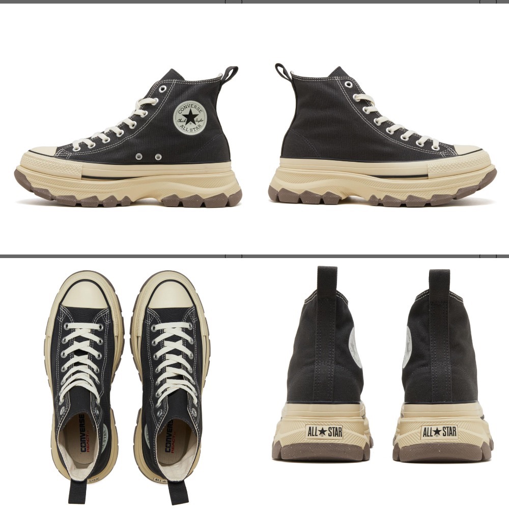 【BKS】CONVERSE AS (R) TREKWAVE BS/奶油復古系列/舊化感/厚底鋸齒/日本限定/日本代購-細節圖6