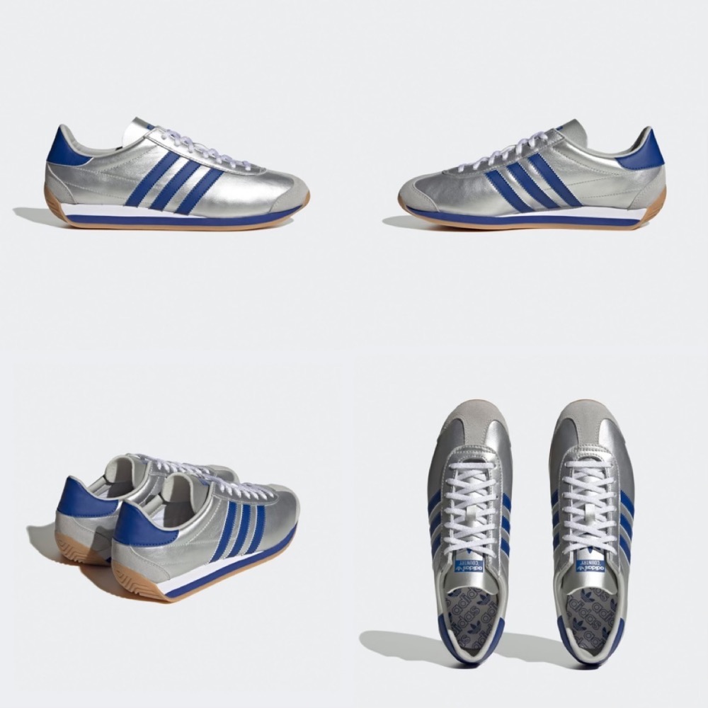 【BKS】Adidas Country OG 銀藍 德訓鞋/復古/球鞋/Y2K/國外代購/IE4320-細節圖10