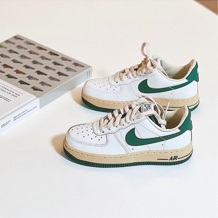 【BKS】NIKE AIR FORCE 1 復古綠/奶油底/仿舊/綠白/DZ4764-133/國外代購-細節圖2