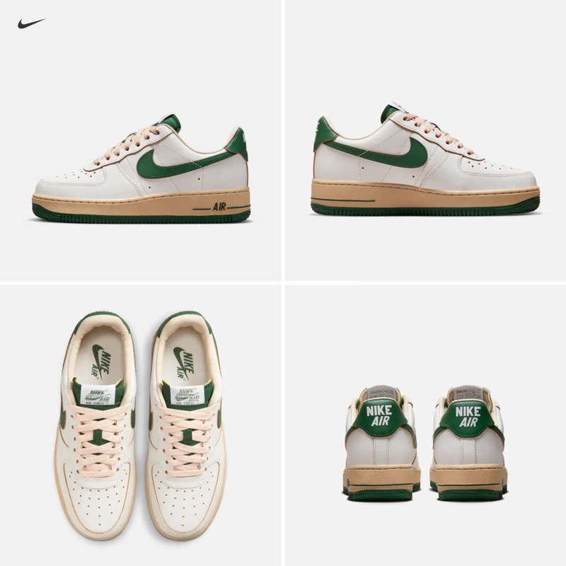 【BKS】NIKE AIR FORCE 1 復古綠/奶油底/仿舊/綠白/DZ4764-133/國外代購-細節圖10