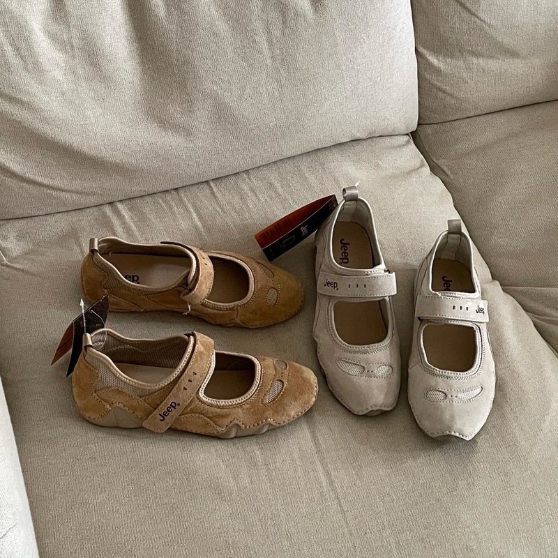 【BKS】JEEP 吉普 魔鬼氈 瑪麗珍鞋/麂皮/防滑/休閒/國外代購-細節圖2