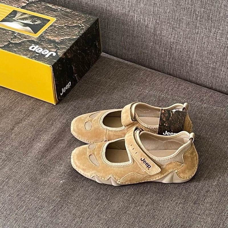 【BKS】JEEP 吉普 魔鬼氈 瑪麗珍鞋/麂皮/防滑/休閒/國外代購-細節圖6