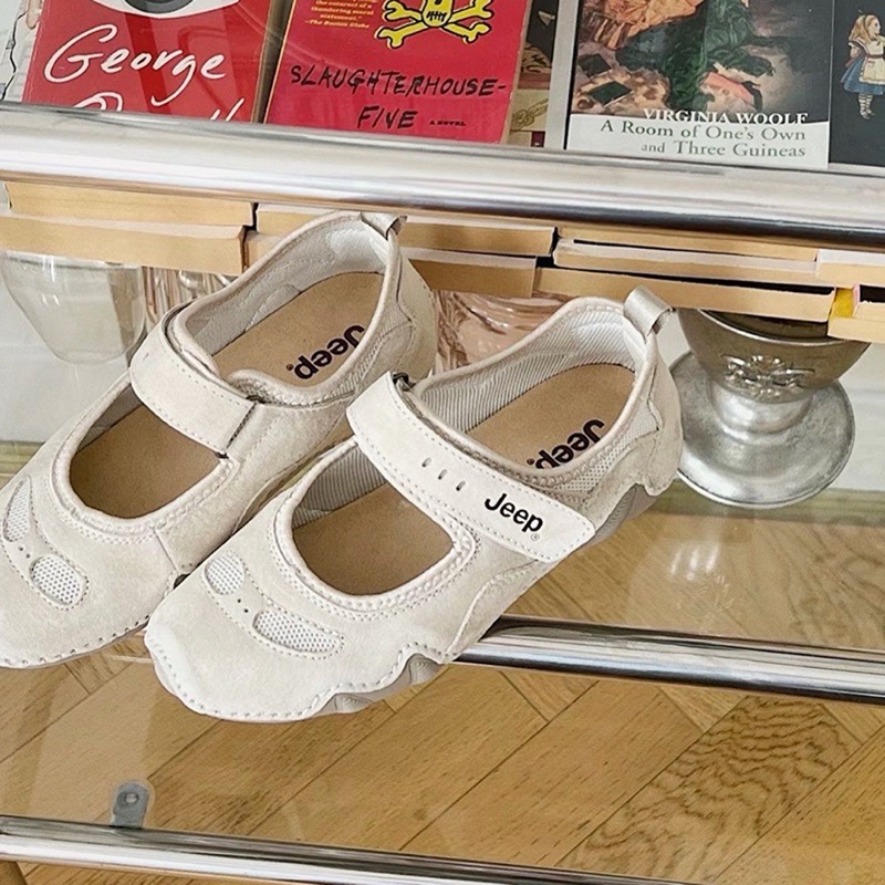 【BKS】JEEP 吉普 魔鬼氈 瑪麗珍鞋/麂皮/防滑/休閒/國外代購-細節圖7