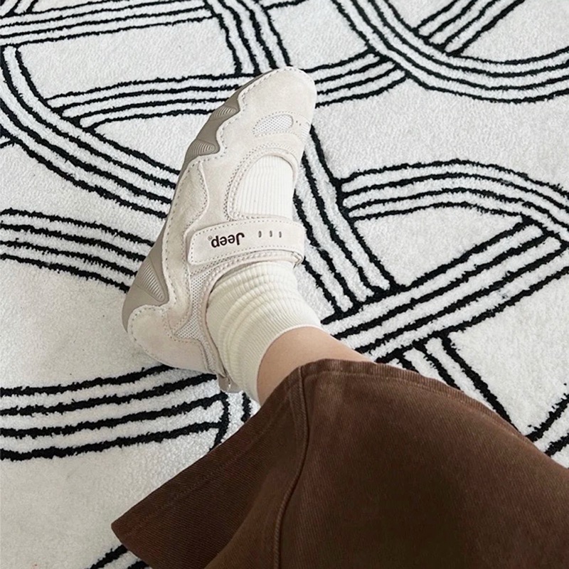 【BKS】JEEP 吉普 魔鬼氈 瑪麗珍鞋/麂皮/防滑/休閒/國外代購-細節圖9