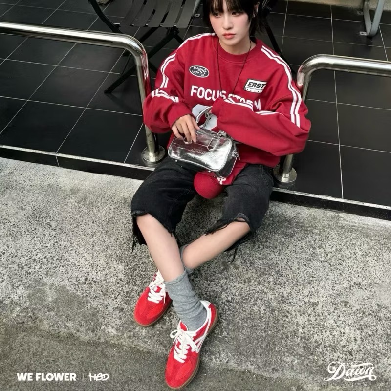 WE FLOWER x HBD 復古小花德訓鞋 聯名款 /國外代購-細節圖8