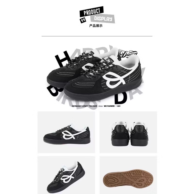 WE FLOWER x HBD 復古小花德訓鞋 聯名款 /國外代購-規格圖9