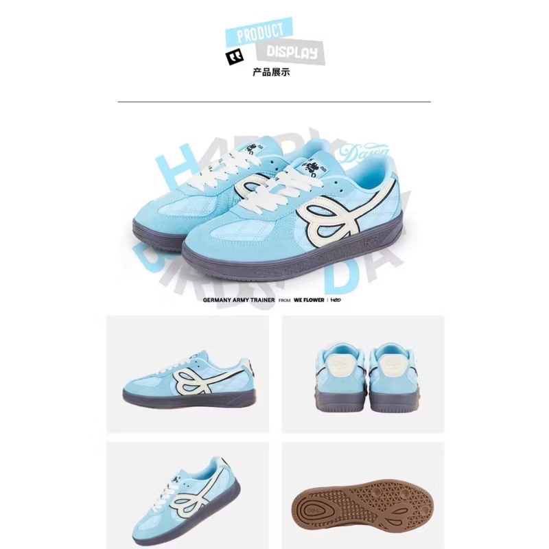WE FLOWER x HBD 復古小花德訓鞋 聯名款 /國外代購-規格圖9