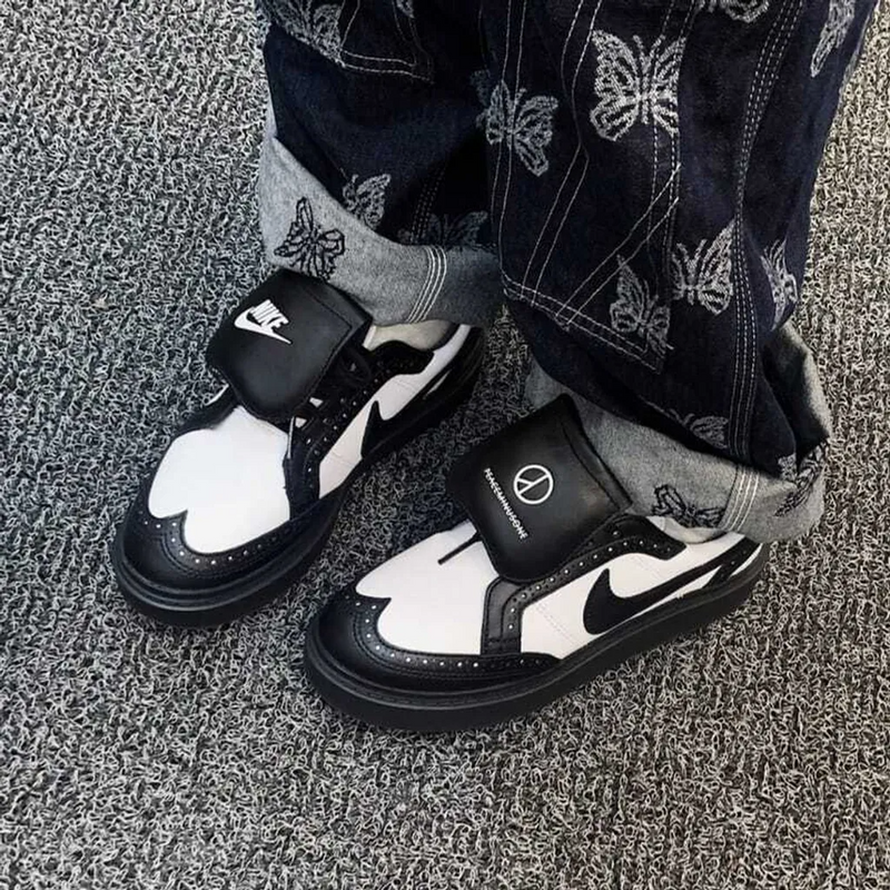 Nike x PEACEMINUSONE Kwondo 1 雛菊 黑白 GD 權志龍 聯名款 DH2482-101-細節圖2