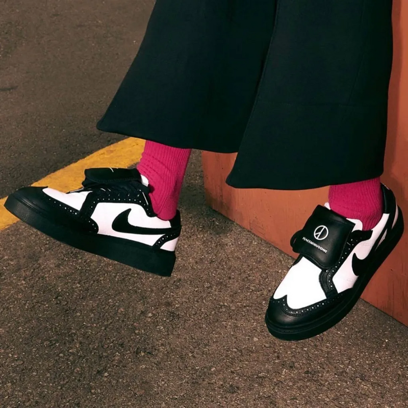 Nike x PEACEMINUSONE Kwondo 1 雛菊 黑白 GD 權志龍 聯名款 DH2482-101-細節圖3
