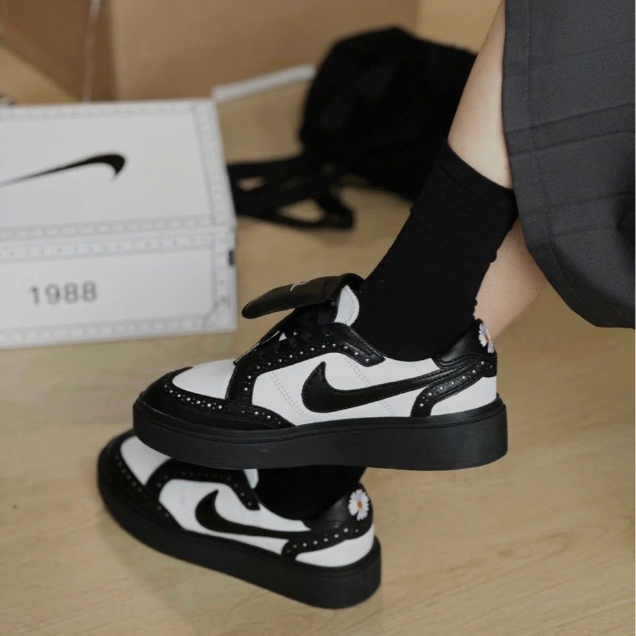 Nike x PEACEMINUSONE Kwondo 1 雛菊 黑白 GD 權志龍 聯名款 DH2482-101-細節圖5