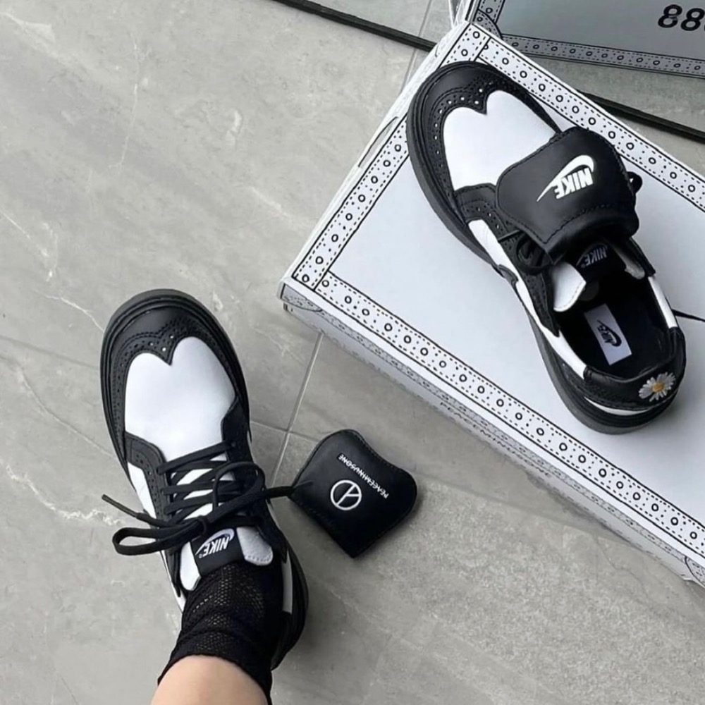 Nike x PEACEMINUSONE Kwondo 1 雛菊 黑白 GD 權志龍 聯名款 DH2482-101-細節圖6