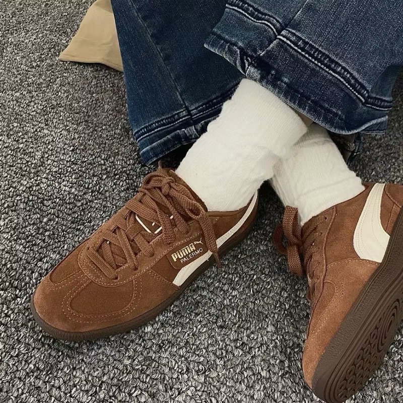 【BKS】PUMA PALERMO 巧克力棕/復古/麂皮/德訓鞋/國外代購/396463-56-細節圖3