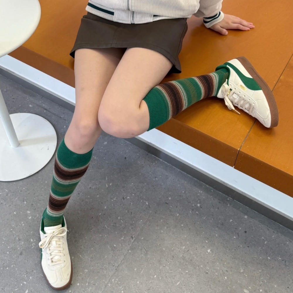 【BKS】PUMA CLUB 米白綠 復古德訓鞋/絨面革/國外代購/401514-細節圖8