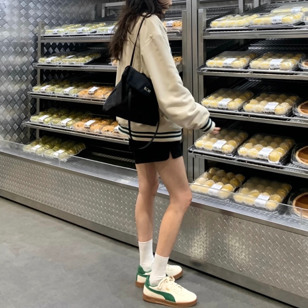 【BKS】PUMA CLUB 米白綠 復古德訓鞋/絨面革/國外代購/401514-細節圖9