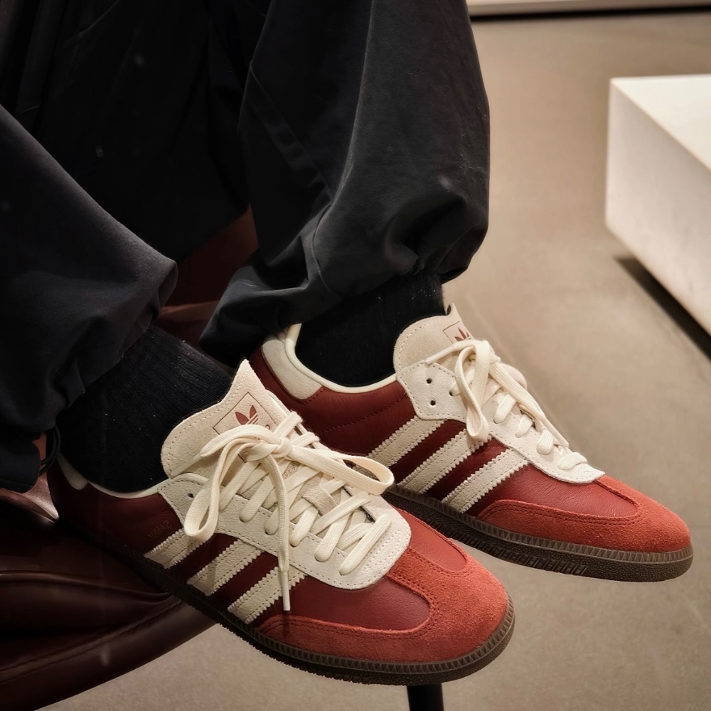 【BKS】Adidas Samba OG 雪紅 /德訓鞋/國代代購/JI3216-細節圖4